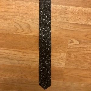 Narrow Silk Tie Express Men’s Black Tie